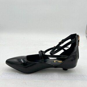 FSJ Women Pointed Toe Ankle Straps Sandals Special Low Heel Ladies Summer Party